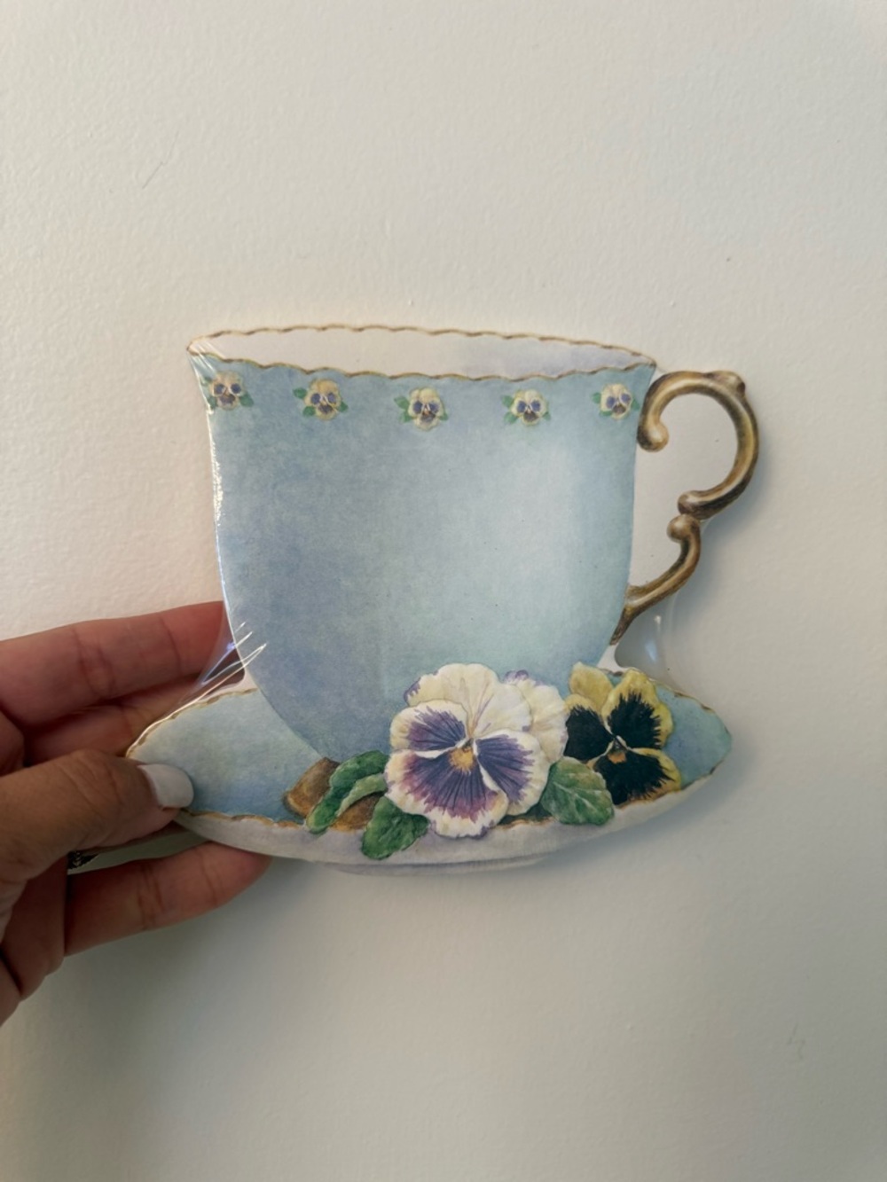Vintage tea inspired note set.